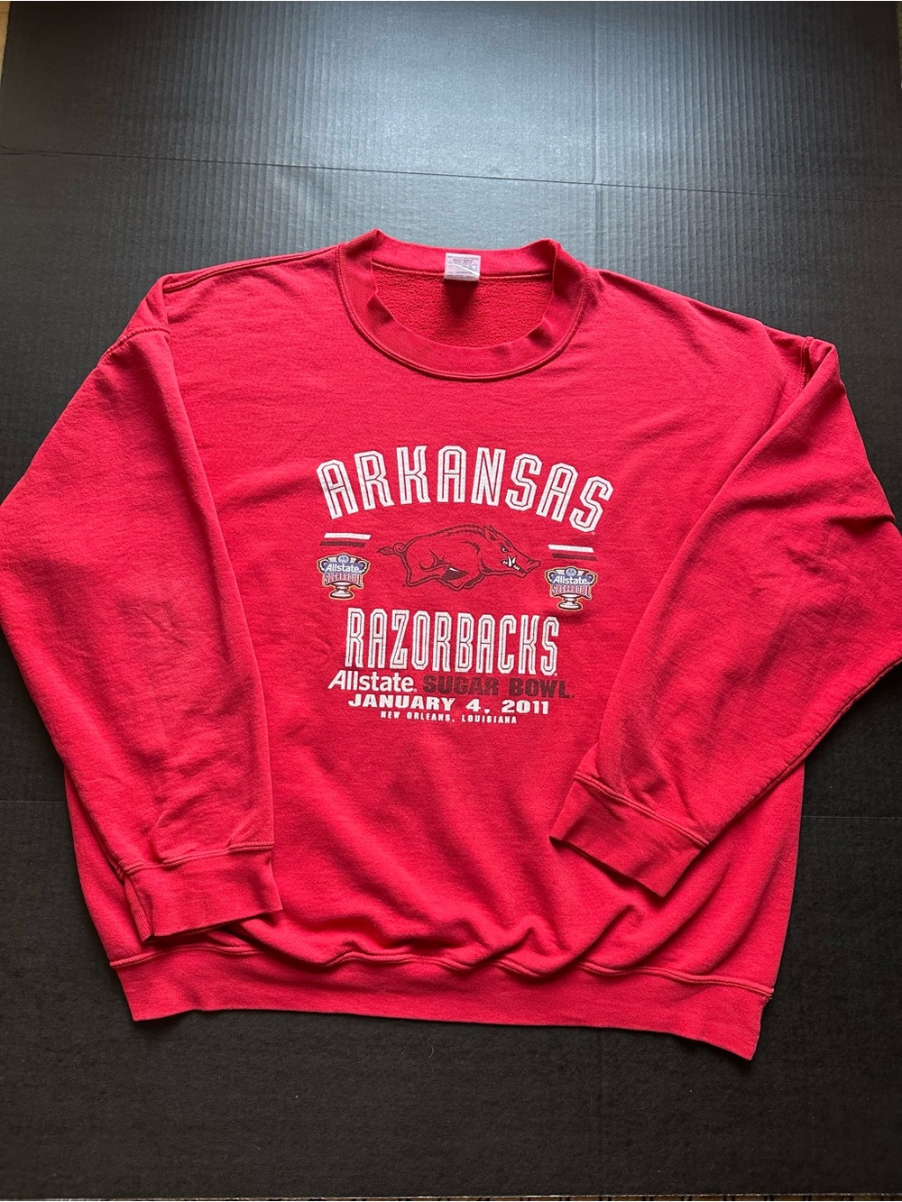 Arkansas Razorbacks Crewneck Sweatshirt XL
